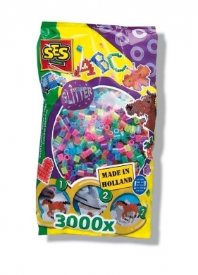 Koraliki do prasowanek 3000 sztuk neonowy miks (00774)