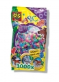 Koraliki do prasowanek 3000 sztuk neonowy miks (00774)