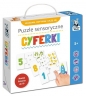 Puzzle sensoryczne Cyferki Kapitan Nauka