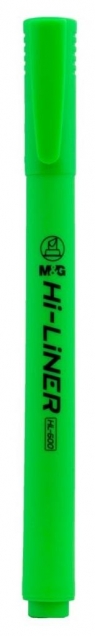 Zakreślacz Hi-Liner Soft Touch zielony (12szt) M&D