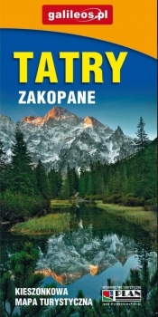 Mapa kieszonkowa Tatry, Zakopane laminowana - Opracowanie zbiorowe