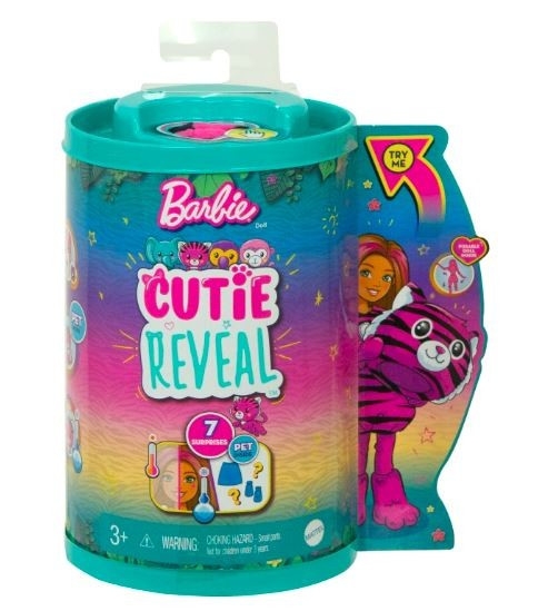Lalka Barbie Cutie Reveal Chelsea, Tygrys (HKR12/HKR15)
