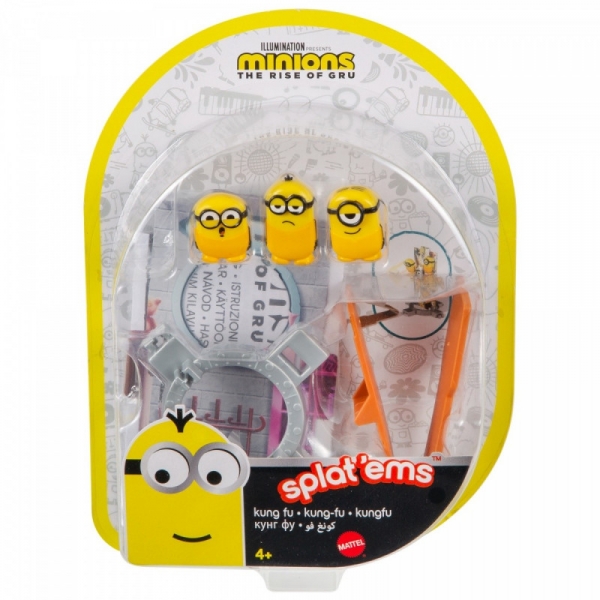 Zestaw figurek Minionki Katapulta wielopak Splat Ems Kung Fu (GMD77/GMD78)