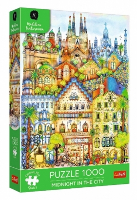 Puzzle 1000 Premium Plus O północy w Barcelonie