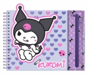 Zestaw kreatywny w saszetce Kuromi, 6 kredek