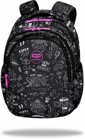 CoolPack Jerry, plecak młodzieżowy - B&W Scribble (D029325)