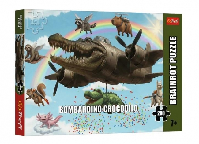 Puzzle 200 BrainRots Bombardino Crocodilo TREFL