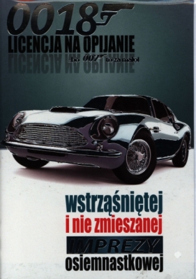 Karnet Passion Plus 0018 Licencja na opijanie... bo 007 to za mało PP-1635