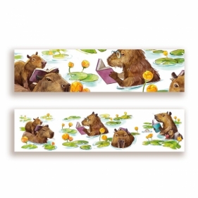 Zakładka kartonowa - Kapibary książkowe