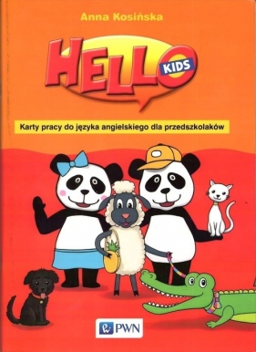 Hello Kids Karty pracy do języka angielskiego dla przedszkolaków - Kosińska Anna