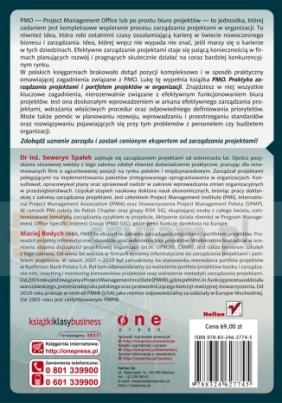 PMO Praktyka zarządzania projektami i portfelem projektów w organizacji - Spałek Seweryn, Bodych Maciej