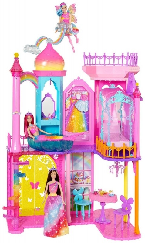 BARBIE Tęczowy pałac