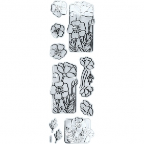Naklejki foliowe - kwiaty (359406)