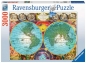 Ravensburger, Puzzle 3000: Antyczna mapa świata (17074)