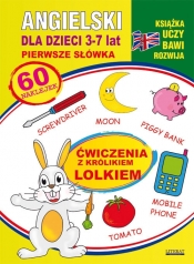 Angielski dla dzieci 3-7 lat Ćwiczenia z królikiem Lolkiem - Katarzyna Piechocka-Empel