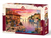 Artpuzzle, Puzzle 1500: Port śródziemnomorski (5374)