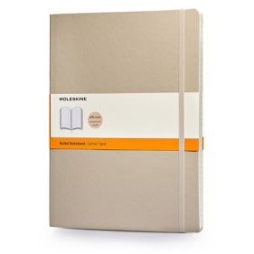 Notes XL Moleskine w linie beżowy - <br />