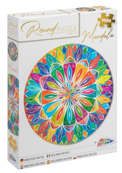 Puzzle okrągłe Mandala 1000 el. średnica 68cm