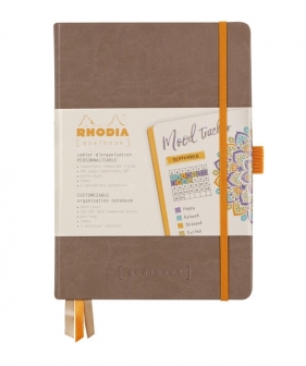 Notes Rhodia - Rhodiarama Goalbook taupe A5 - kropki - Hardcover
