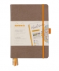 Notes Rhodia - Rhodiarama Goalbook taupe A5 - kropki - Hardcover