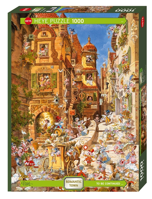 Heye, Puzzle 1000: Romantyczne miasto - Dzień (29874)