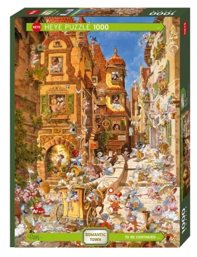 Heye, Puzzle 1000: Romantyczne miasto - Dzień (29874) - Michael Ryba