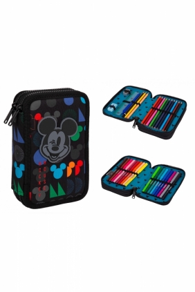 Coolpack, Piórnik podwójny z wyposażeniem Jumper 2 Disney Core - Mickey Mouse (F066774)