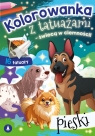 Kolorowanka z tatuażami - świecą w ciemności! Pieski Wydawnictwo Skrzat