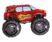 Balon foliowy 61cm Samochód Twister czerwony