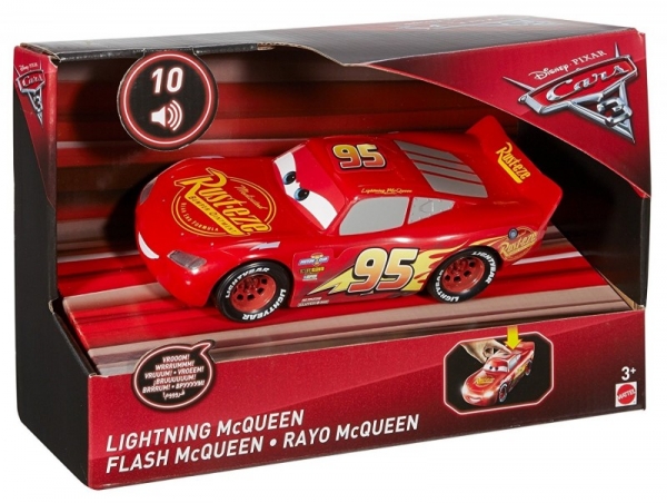 CARS 3 Auto Światło + Dźwięk Zygzak McQueen (FDD54/FDD55)
