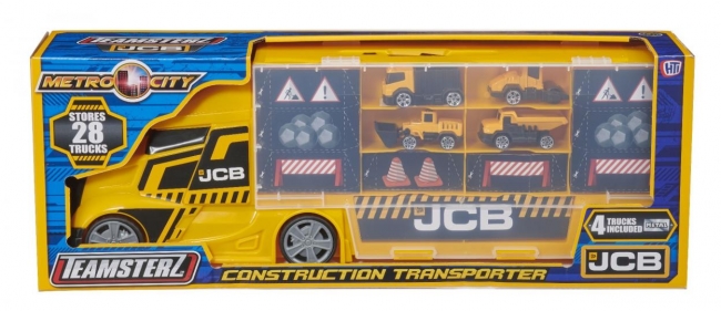 JCB Transporter budowlany z 4 pojazdami
