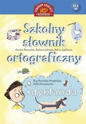 Szkolny słownik ortograficzny + dyktanda - Zgółkowa Halina