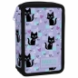 Piórnik podwójny BackUp z wyposażeniem - Magic cats (PB7DW16)