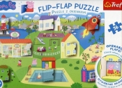 Świat Świnki Peppy: Flip-Flap Puzzle z okienkiem 36 (14274)