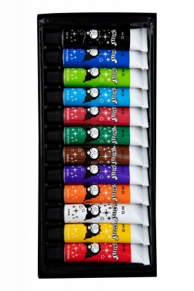 Coolpack, Farby tempera w tubie - Kuromi, 12ml x 12 kolorów (13747PTR)