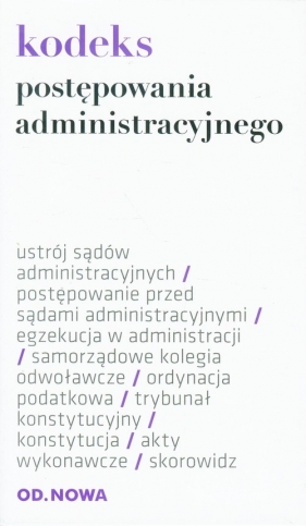 Kodeks postępowania administracyjnego - <br />