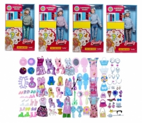 Lalka z akcesoriami niespodziankami 1 szt.