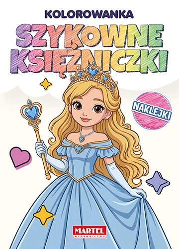 <img src='https://webimage.pl/pics/747/5/d9788368775747.jpg' style='height:440px' /> Szykowne księżniczki. Tęczowa kolorowanka z naklejkami