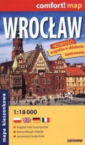 Wrocław laminowany plan miasta 1:18 000 - <br />