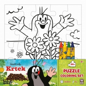 KRECIK PUZZLE DO KOLOROWANIA