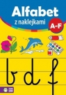Alfabet z naklejkami A-F