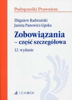 Zobowiązania - część szczegółowa - Radwański Zbigniew, Panowicz-Lipska Janina