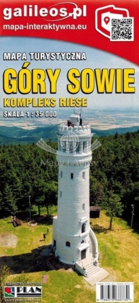 Mapa - Góry Sowie 1:35 000 laminowana - Opracowanie zbiorowe