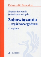 Zobowiązania - część szczegółowa - Panowicz-Lipska Janina, Radwański Zbigniew