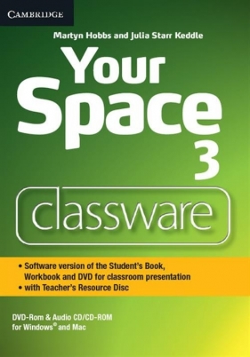 Your Space Level 3 Classware DVD-ROM with Teacher's Resource Disc - Hobbs Martyn, Keddle Julia Starr