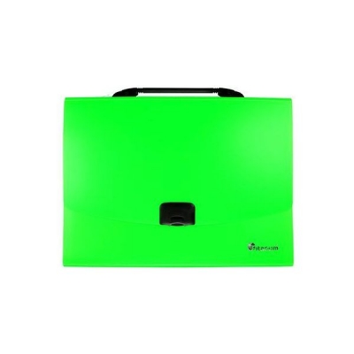 Teczka A4/12p Fluo - zielona (302292)