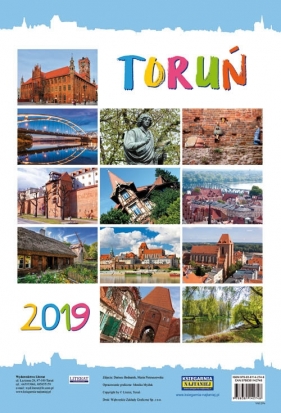 Kalendarze ścienny 2019 Toruń
