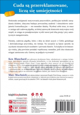 Pigułka przywództwa Brakujący element motywujący ludzi - Ken Blanchard, Muchnick Marc