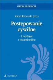Postępowanie cywilne z testami online - Opracowanie zbiorowe