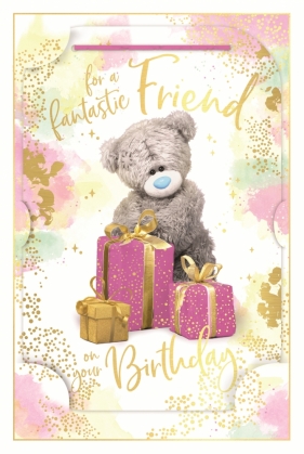 Kartka holograficzna 3D - For a fantastic friend